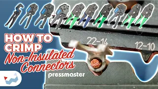 How to Crimp Non-Insulated Connectors with Pressmaster Crimpers