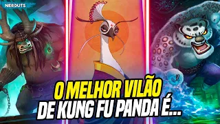 OS VILÕES DE KUNG FU PANDA. QUAL DELES É O MELHOR? TAI LUNG, SHEN OU KAI?