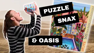 My First WerkShoppe Jigsaw Puzzles!! A Puzzle Snax & an Oasis #puzzle #jigsawpuzzle