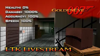 GoldenEye 007 N64 - License To Kill - LTK Livestream (Part 1/2)