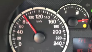 Fiat Panda 100HP Acceleration 0-150 km/h