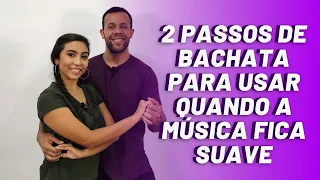 2 PASSOS DE BACHATA PARA USAR QUANDO A MÚSICA FICA SUAVE |  Aprenda com Bruno Y Catarina