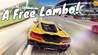 A Free Lambo! | Asphalt 9 6* Golden Lamborghini Revuelto Multiplayer