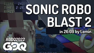 Sonic Robo Blast 2 by Lemin in 26:09 - AGDQ 2022 Online