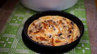 Mushroom Cheese Omelet in Air Fryer | Delicious and easy breakfast in Air Fryer