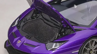 AUTOart 1/18Lamborghini Aventador SVJ （Viola Pasifea）【79179】