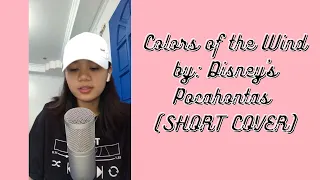 Colors of the Wind by: Disney's Pocahontas (Vertical Video) I Jhusteen Regaspi (Short Cover)