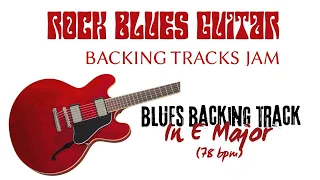 Blues Backing Track in E (Jimmy Reed Style) 78 bpm