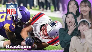 Koreans React To The NFL's All-Time Touchdown Moments | 𝙊𝙎𝙎𝘾