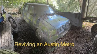 Can a fella Revive a Rover Metro parked for 26 years!!  9834 miles 100% Barn find will it start