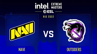 NaVi vs Outsiders | Map 2 Inferno | IEM Road to Rio 2022 Europe RMR B