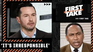 JJ Redick calls Stephen A.'s take 'irresponsible' 😳 | First Take