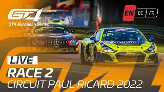 LIVE | Race 2 | Paul Ricard | GT4 European Series 2022 (English)