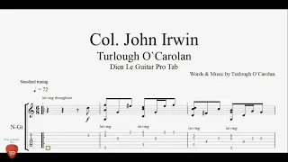 Turlough O`Carolan - Col. John Irwin - Guitar Tabs