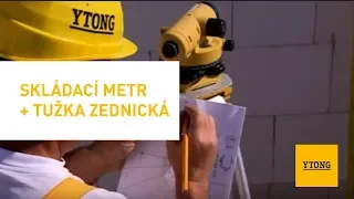 Skládací metr + tužka zednická | Ytong