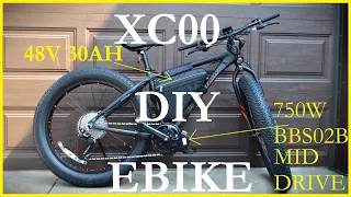 Fat Bike Electric Conversion (Northrock XC00 + Bafang BBS02B + 48V 30AH)