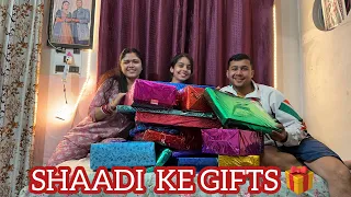 WEDDING GIFTS UNBOXING🎁💝#RajYogKiShaadi @yogitatheexplorer1507