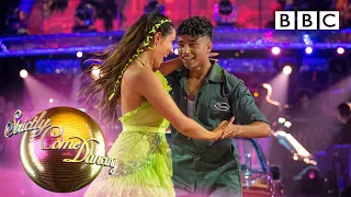 TV host Karim impresses judges in dance contest's opening live show | Karim and Amy - BBC Strictly