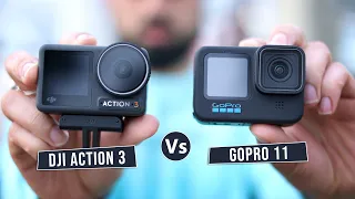 GoPro 11 Vs Dji Osmo Action 3 | Which Is Best Action Camera ? (Hindi)