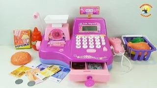 Кассовый аппарат - детский игровой набор для девочек / Cash register - Children's set for girls