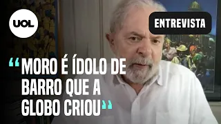 Lula: "Sergio Moro é um ídolo de barro que a Globo criou"