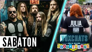 VOXCHATS: 12Mins with JOAKIM from SABATON (Good Things 2022) | writing, warming up & secret singers