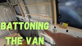 How to batton you campervan walls and ceiling