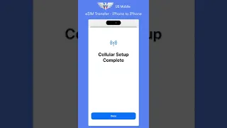 Transfer your eSIM from iPhone to iPhone