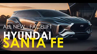 Hyundai Santa FE New Facelift Concept Car, AI Design