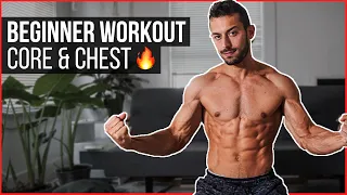 BEST Chest & Core Calisthenics Bodyweight Home Workout (no equipment needed)