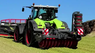 Maishäckseln u. Einsilieren 2023 mit Fendt KATANA 85 , Claas AXION 930 u. Fendt Favorit 926 Vario