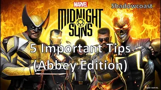 5 Important Tips (Abbey Edition) in Marvel's Midnight Suns!