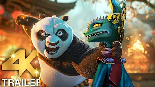 KUNG FU PANDA 4 "Po's Ultimate Nemesis Is Giant Chameleon Po" Trailer (4K ULTRA HD) 2024