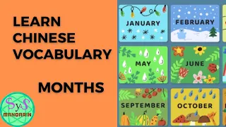 66 How To Say Months in Chinese, Chinese Vocabulary