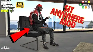 How to install Sit Anywhere Mod (2022) GTA 5 MODS