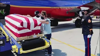 Hero's funeral service for fallen Camp Pendleton Marine after deadly military training accident