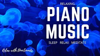 Relaxing Music to SLEEP - PIANO MUSIC | JELLYFISH Aquarium RELAX SLEEP MEDITATE STUDY FOCUS 1 HOUR