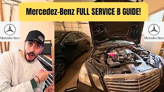 COMPLETE Service B Maintenance for Mercedes Benz E350 (W212 Engine)!