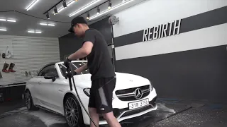 하남 유명한 손세차/디테일링 샵 리버스 C63 AMG 카브리올레 세차하기