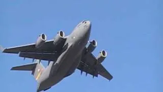 Anaheim Angels Baseball a Stadium C-17 Flyover 4th of July