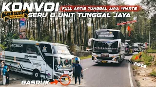 KONVOI 8 UNIT TUNGGAL JAYA GEGERKAN BANDUNG‼️ KALI INI BANYAK SPOT GASRUKNYA🥵#tunggaljayatransport