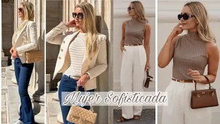 COMPRA ROPA QUE TE SIRVA Y VÍSTETE ELEGANTE MUJER SOFISTICADA DISTINGUIDA ESTILO CLÁSICO