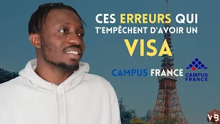 Campus France 🇫🇷 : Les erreurs a éviter après une acceptation