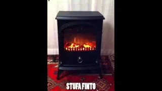 STUFA FINTO CAMINO RETRÒ