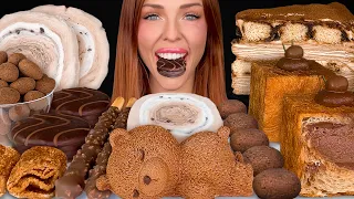 ASMR Tiramisu Dessert, Churro Chips, Espresso Chocolate Almonds, Mousse Cake, Tiramisu Croissant 먹방