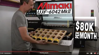 Being used in a real business - Mimaki UJF-6042 MkII UV Digital Printer