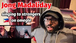 🇵🇭 Jong Madaliday - singing to strangers on omegle | I found an angel 👼 | REACTION!!!