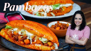 How to Make Pambazos | Chorizo-Potato Mexican sandwich |Pambazo Mexicano