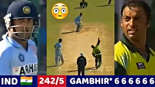 IND VS PAK 1ST ODI 2007 | GAMBHIR DESTROYED PAK AND SHOIAB AKHTAR | Most Shocking revenge ever🔥