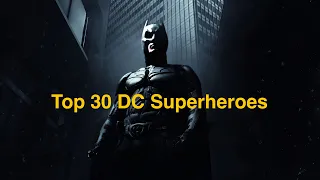 Top 30 DC Superheroes